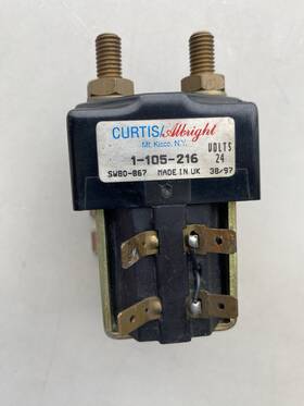Sw80-867 Curtis Sw80-65 Albright Single-acting Solenoid Contactor 24vdc 100a