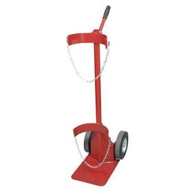 34d685 Dayton Cylinder Trolley Hard Rubber Wheels