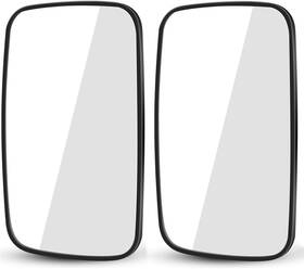 Dhceng 313109550520 2pcs Forklift Rear View Mirrors 9 Inch Wide Tractor Mirror Improve Safety I