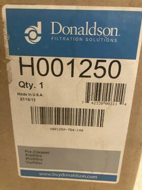 H001250 Donaldson Pre-cleaner 2-1/4 Inch