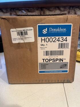 H002434 Donaldson Precleaner Topspin Nos