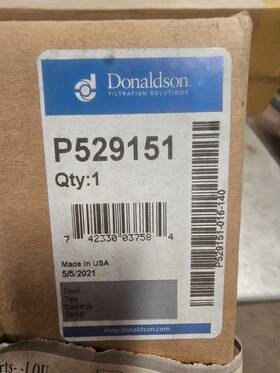 P529151 Donaldson Cover