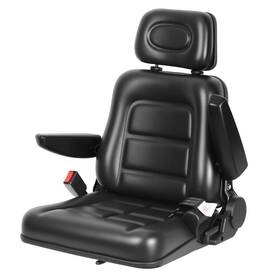 Cczy-832-85142 Doomook Thickened Universal Forklift Seat With Safety Belt Adjustable Backrest And Arm