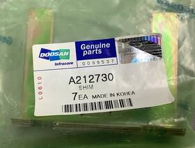 A212730 Doosan Lot Of 7 Shim For Forklift G20p-3 G25p-3 G30p-3 B141