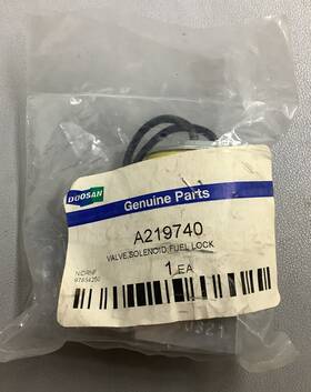 A219740 Doosan Solenoid Fuel Lock Valve B187
