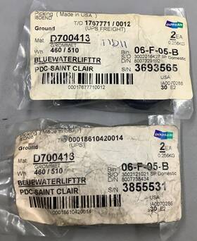D700413 Doosan Lot Of 4 Grommet B141