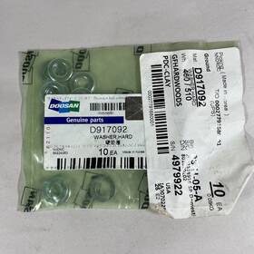 D917092 Doosan Pack Of 10 Genuine Washer Oem Part # - Free Shipping Nos