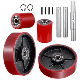 Eos10-dw-1001 Doublewin Truck Wheels Replacement Kit 20mm Id Bearings 7x2 Steer Wheel 3 X 3.75 Load Whee