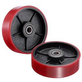Eos13-dw-001 Doublewin Replacement Steer Wheels With 20mm Id Bearings 7x2 Pair