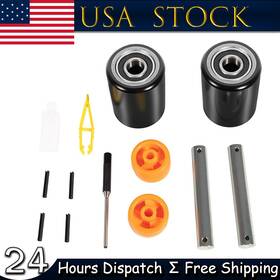 Dxqp-1695 Dxmoto Pth50 Pallet Jack Front Load Wheels Replacement Kit For Crown