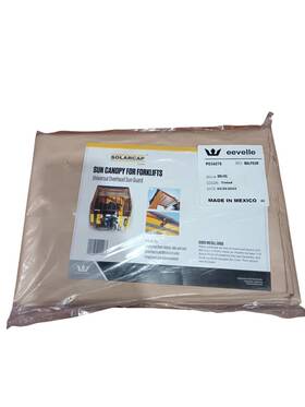 Sc1a Eevellebrands Solarcap Premium Forklift Sun Rain Canopy Tinted Vinyl Cover Universal Fits All