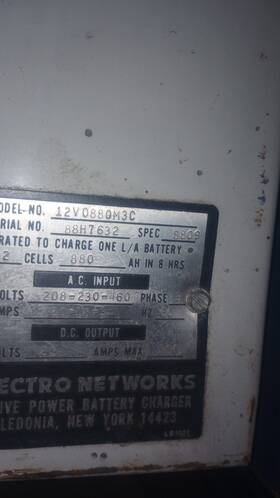 Vo880m3c Eletro Networks 24 Volt Industrial Battery Charger