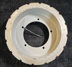 B2406160164 Exmile Qty 1 Solid Tire 15x5 5 Bolt Holes Traction Non-marking