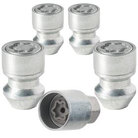 Farad 052595381059 R1/e Galvanized Silver Lug Nut Wheel-locks Kit Suitbale For Nissan Path