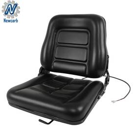 Nc1902096 Findmall Back Universal Fold Down Tractor Forklift Seat With Adjustable Angle Micro Switch