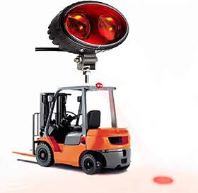 Fg-8ws01 Fuguang Led Forklift Safety Light 8w Red Spot Warehouse Safe Zone Warning Secur