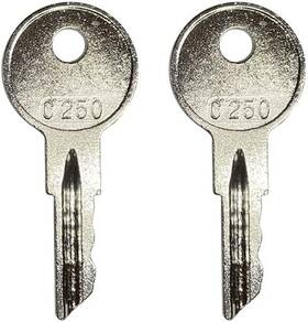 089216-001 Full Spectrum Parts 313092666642 Ignition Keys For Crown Forklift Wave Walkie - 170151-001 C250