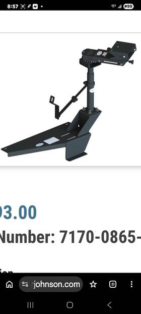 7170-0865-01 Gamber-johnson 7170-0865 Laptop Pedestal Mount Kit For 2021-24 Tahoe Yukon