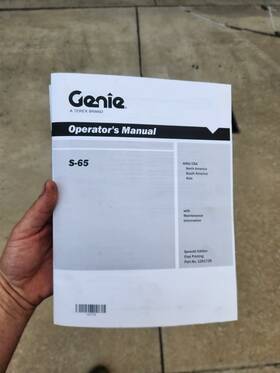 T107106gt Genie T107106 / Oem Manual Operators S65 6th An