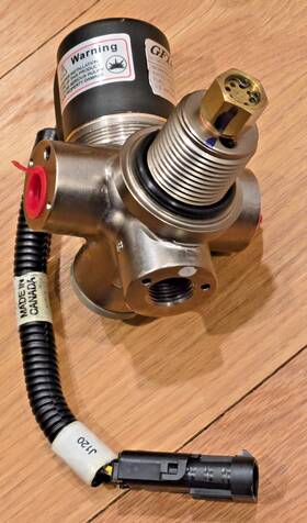 N8-100 Gfi Control Systems New Cng Tank Valve 12 Volt Solenoid Mdl. Includes Seal And Wiring