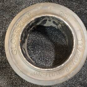 A200702519 Globestar Qty 1 Solid Rubber Smooth Forklift Tire 13.5x4.5x8