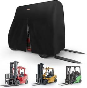 600d Gmtonty 768825866378 Forklift Cover Fits All Forklifts Up To 8000lbs Weather - Waterproof S
