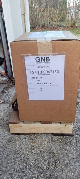 Ehf24t90 Gnb Industrial Power Forklift Battery Charger Sb175 Gray Mpn