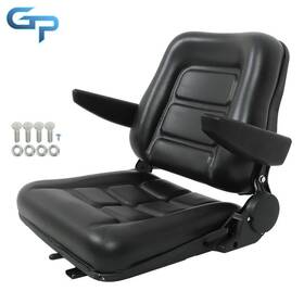 Gre176135 Greatparts Universal Fold Down Forklift Seat Micro Switch Armrest Pvc For Tractor Excavator