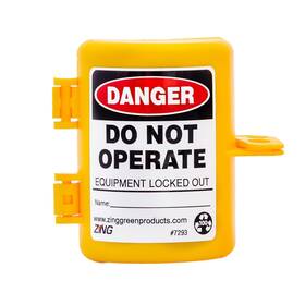 7293 Green Safety Products Usa Made Lockout Tagout Forklift Propane Tank Recycled Plastic