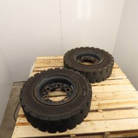 5.00s-12 Gs-solid Cl403s 7.00-12 / 5.0 Cushion Forklift Tire With Rim 6-lug
