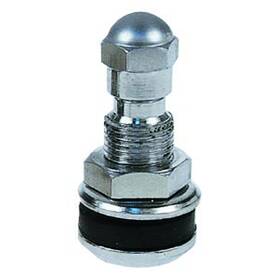 Tv-575-hp Haltec Low Profile Chrome Tire Valve - Bag Of 10