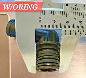 74469 High Tech Hyster/yale Forklift Fitting Plastic Propane 70 Connector Lpg Impco