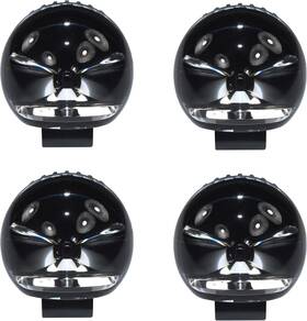 88777222072510 Hqrp 4x Red Arc Beam Forklift Led Warning Safety Lights Waterproof 1 X 10w