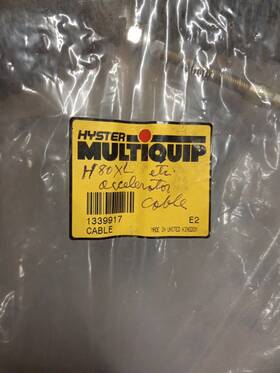 1339917 Hyster Multiquip Forklift Throttle Cable