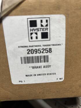 2095258 Hyster Forklift 12/24v Elec Brake