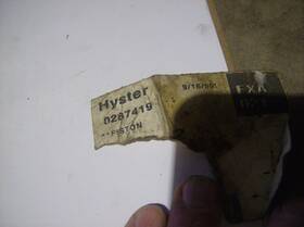 287419 Hyster Piston 1