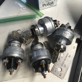 31-196p Hyster Pollak Ignition Switch No Box Universal Key