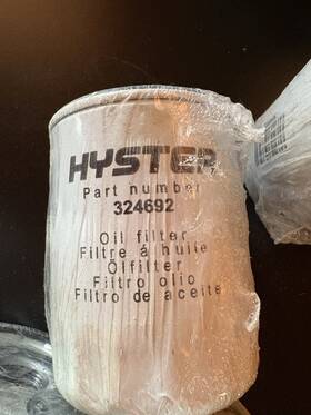 324692 Hyster Filter Set Of 5 New In Wrapping