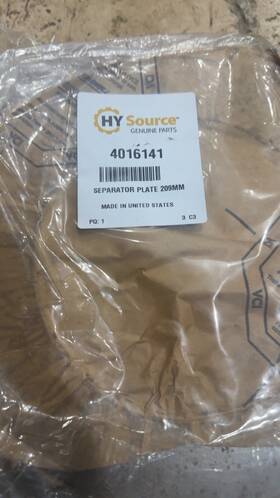 4016141 Hyster Hy Source Separator Plate 209 Mm