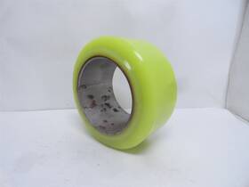 63130097 Hyster 244775 Old-stock Yellow Poly Wheel 6-3/8 Inch Id 4 Tread Width