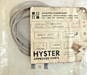76908 Hyster Cable Assembly Lot Of 2 New L