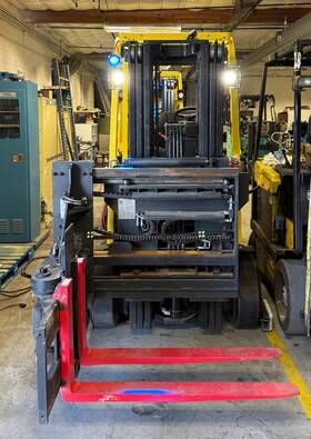 Ex50xn-27 Hyster E50xn Electric Fork Lift With Superior Eng. Turret Head Attachment