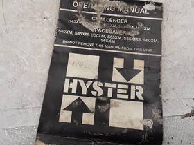 H45-h65xm Hyster Operating Manual Spacesaver/challenger S40-65xm