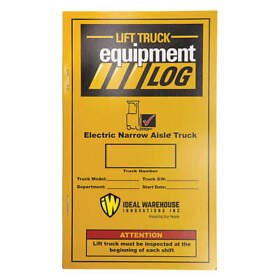 70-1065-2 Ironguard Replacement Safety Checklist Paper Yellw