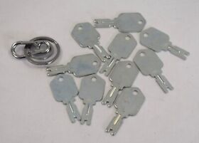 B07jmrzvk8 Jeenda 10 Forklift Keys For Clark Yale Hyster Komatsu Gradall Gehl Crown Holland