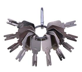 Jeenda 639846050018 10 Forklift Key For Clark Yale Hyster Komatsu Gradall Gehl Crown