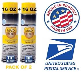 34a-97-31311 Komatsu Yellow Spray Paint Touch 16 0z X2 Two Pack Usa 8127