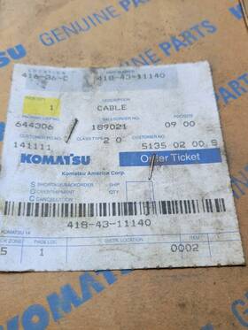 418-43-11140 Komatsu Cable Galion