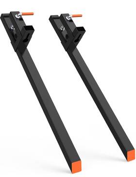 0hkt9047 Kybolt Pau 4000 Lbs 60 Inch Heavy Duty Clamp On Pallet Forks For Tractor Bucket Loader Skid