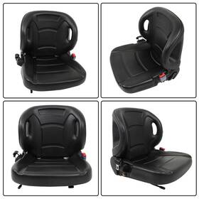Qs563776qr Lablt For Toyota Forklift Seat With Seatbelt And Switch Adjustable Backrest